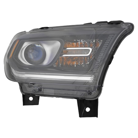 Eagle Eyes RH HEADLAMP ASSY COMPOSITE; HALOGEN; W/O LED LAMPS; BLACK TRIM; DURANGO 14-15 CS372-B111R